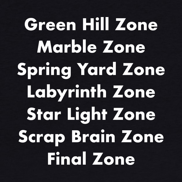 Sonic 1 Zones by Starpost